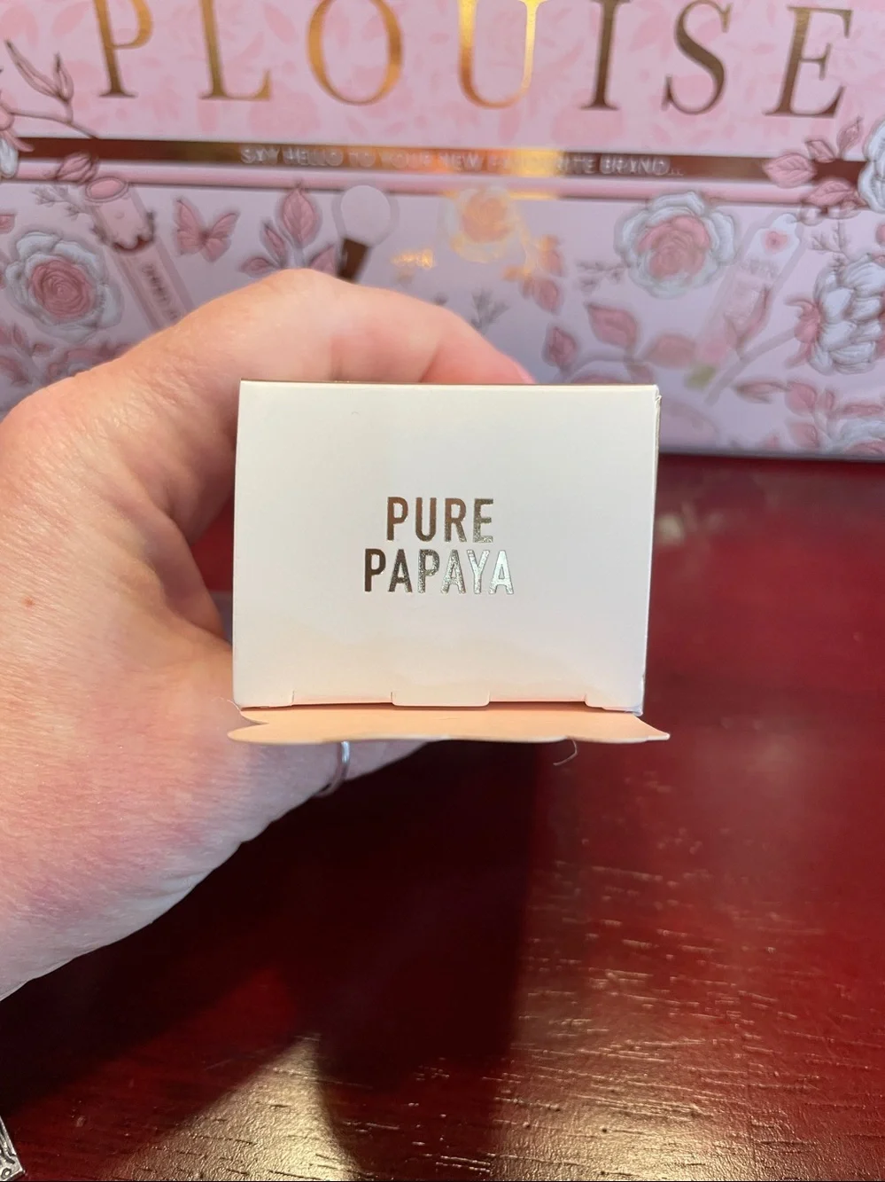 Plouise Liquid Cheek Blush in Soft Pink  color- Pure Papaya